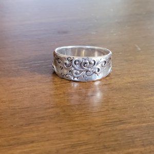 Silpada Sterling Silver scroll ring - Size 9